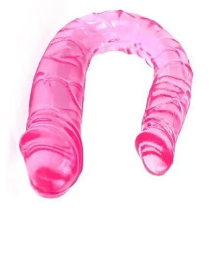 0253M      Double Penetration Fantasy Pink Double Dildo - MEGA Deal