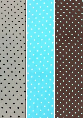 100% 45" Craft Cotton Poplin Print Mini Polka Dots 3mm Contrast D#48