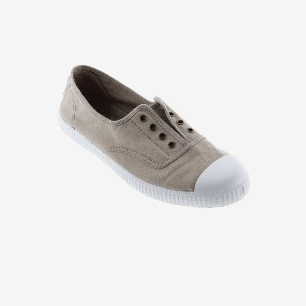 1915 Inglesa Drec® Beige Canvas Elastic Plimsoll