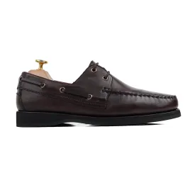 Anymz - Men's Dark Brown Calf Leather Derby Shoe