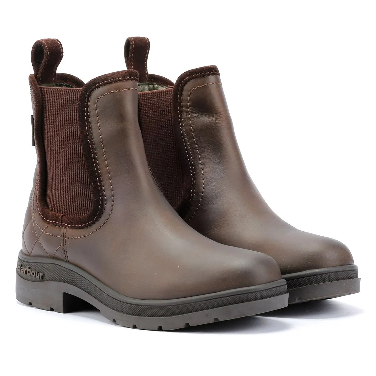 Barbour Birch Leather Women's Brown Chelsea Boots