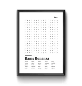 Derby GOAT Wordsearch Print