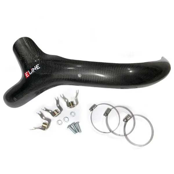 E-Line Stock Header Heat Shield w/ O2 Sensor Guard 2020-22 KTM/Husqvarna 500 | MHS50020