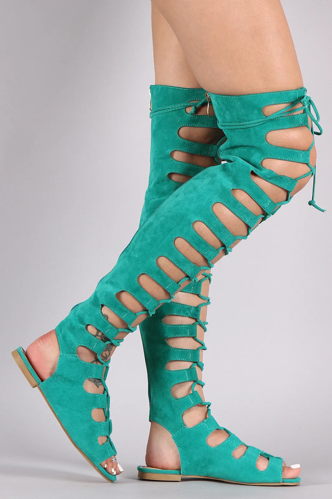 Eli - Lace Up Boot Sandal