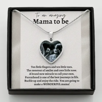 First Time Mom Gift, New Mom Gift Jewelry, | Photo upload