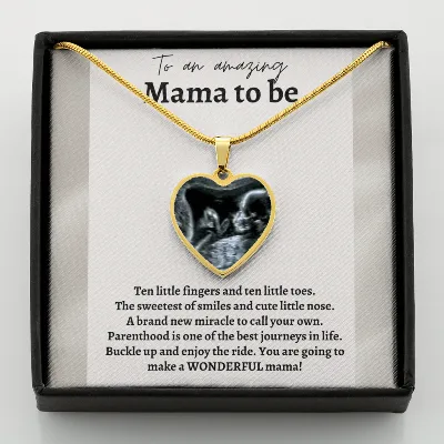 First Time Mom Gift, New Mom Gift Jewelry, | Photo upload