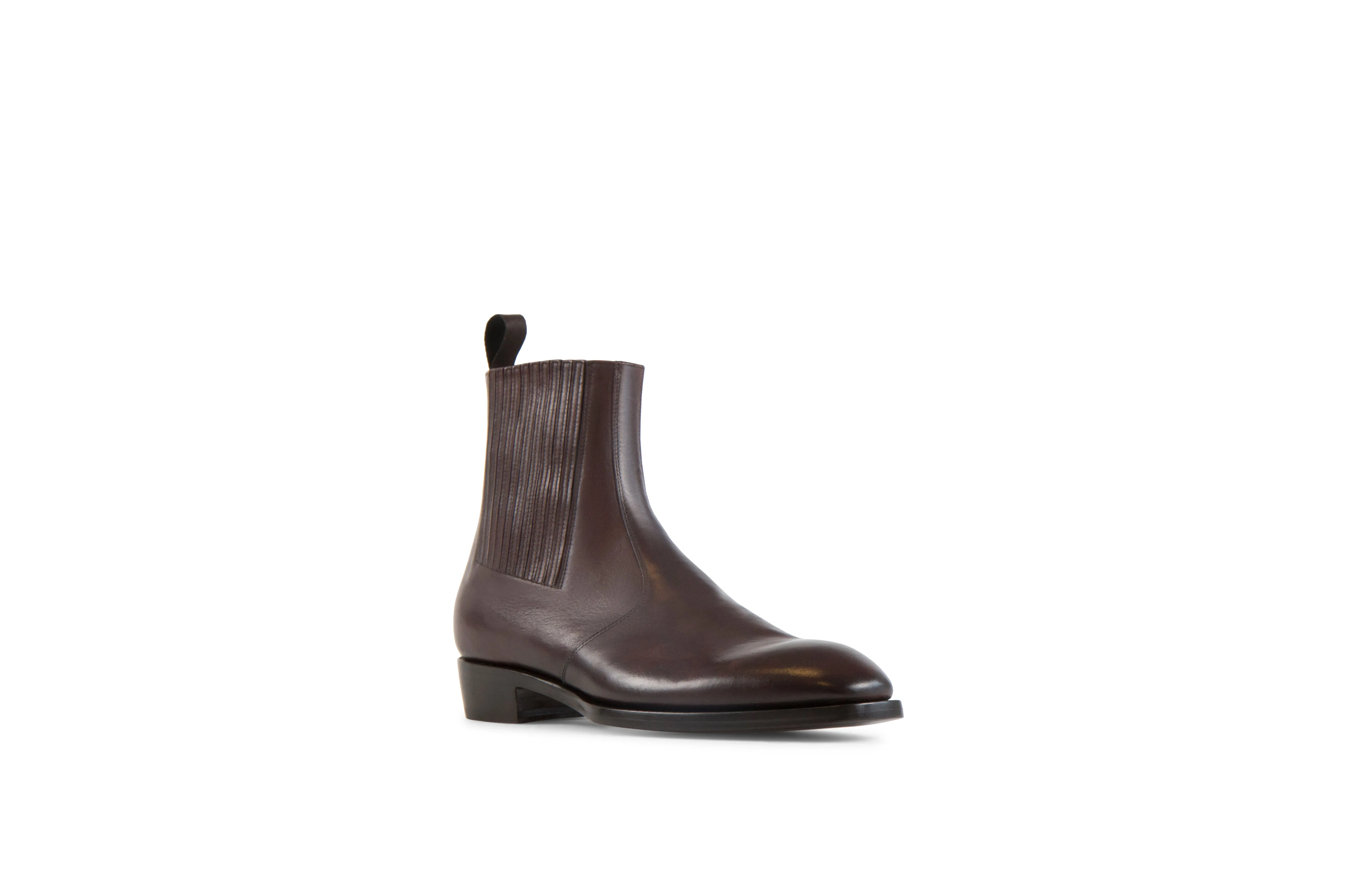 Jay Tmoro Soft Cordovan Leather Chelsea Boots