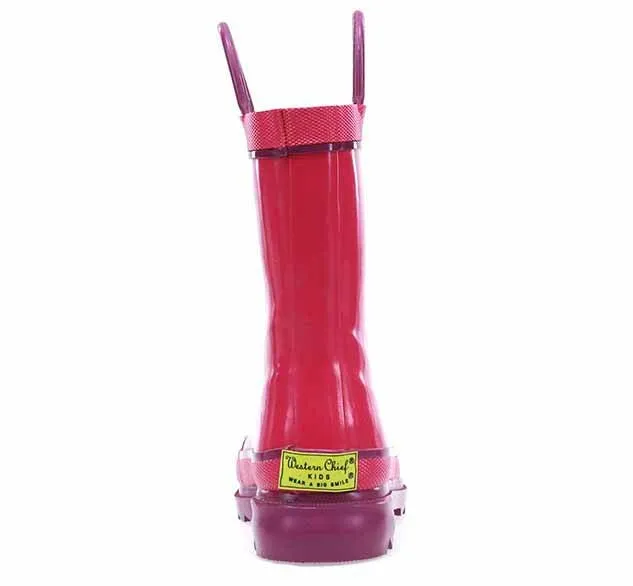 Kids Firechief 2 Rain Boot - Hot Pink