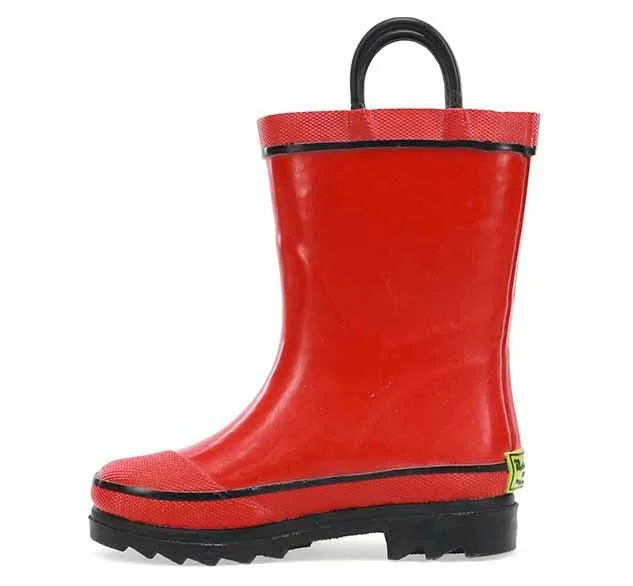 Kids Firechief 2 Rain Boot - Red