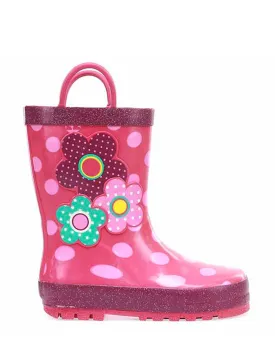 Kids Flower Cutie Rain Boot - Pink