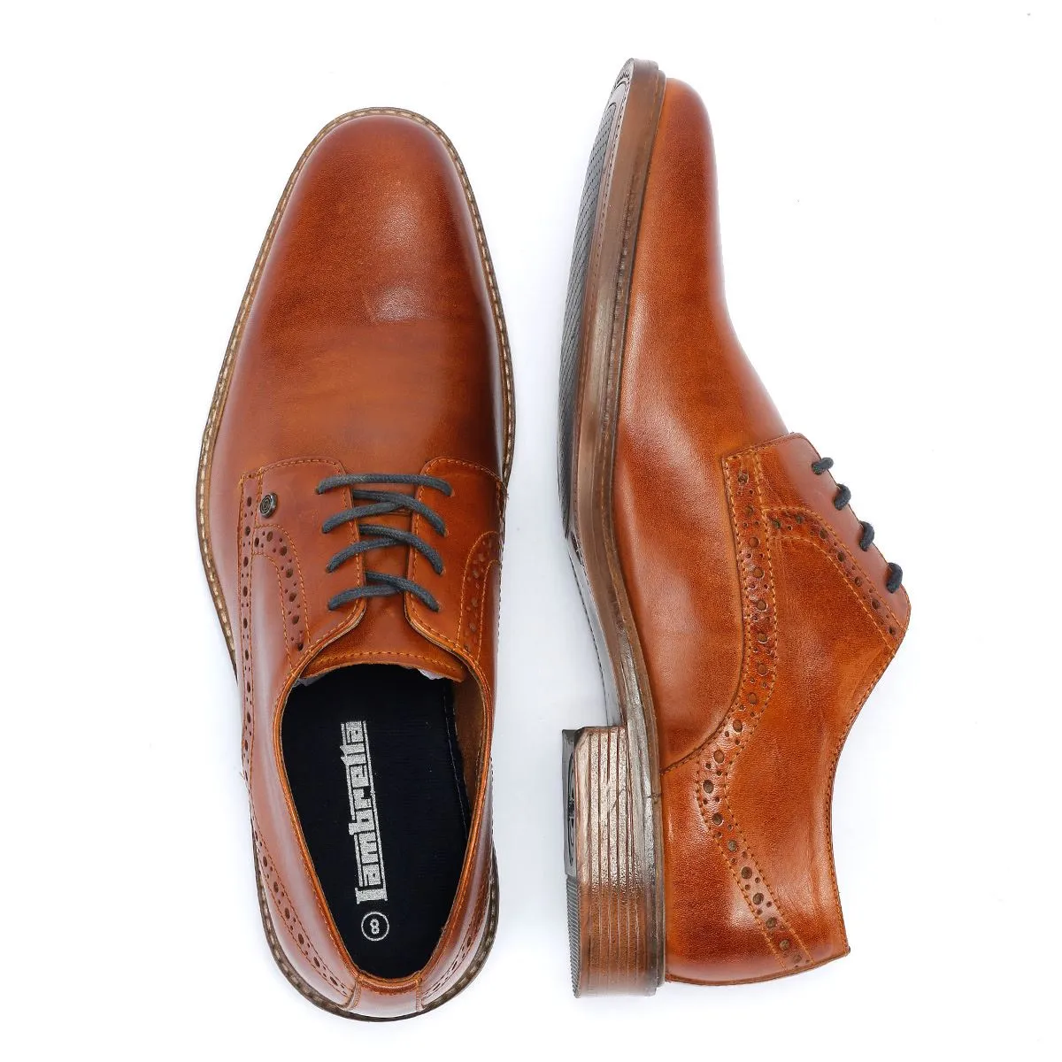 Lambretta Harvey Derby Men's Tan Shoes