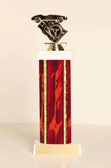 Pinewood Derby Square Column Trophy