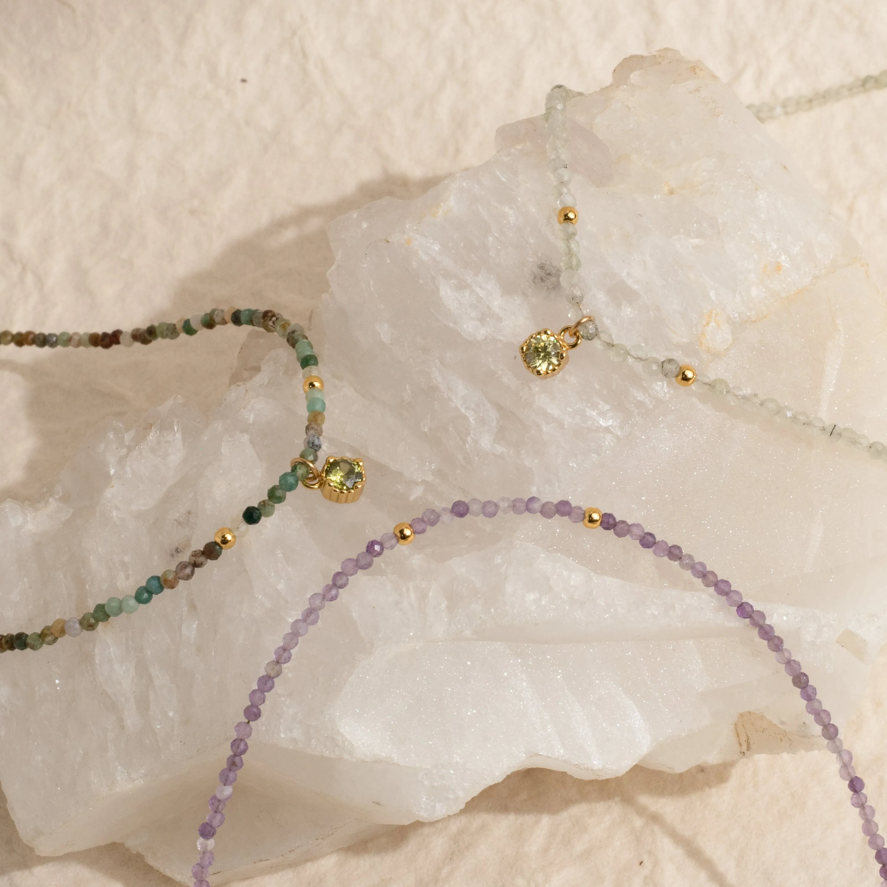 Prehnite Dreamstone Necklace