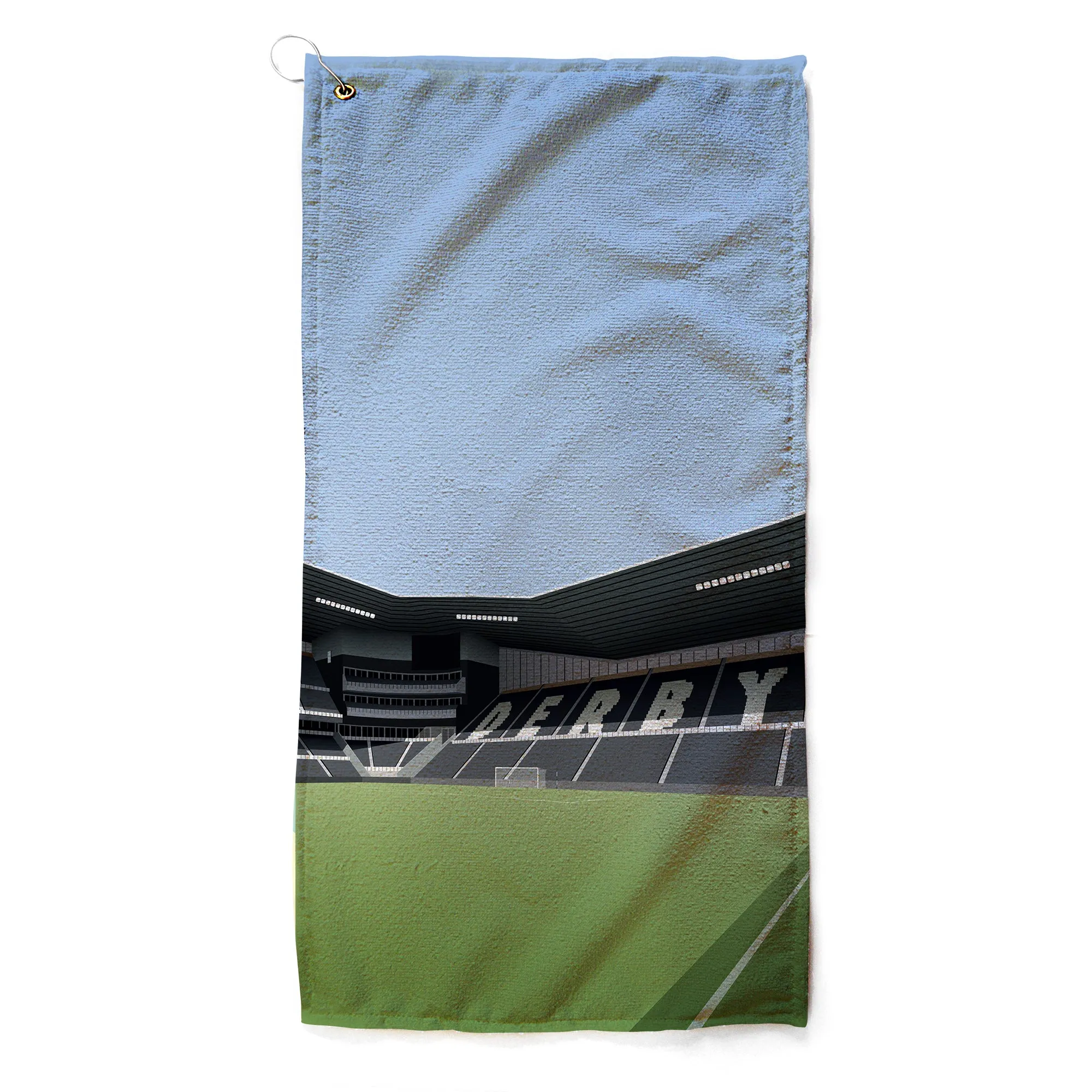 Pride Park Illustrated Golf Towel