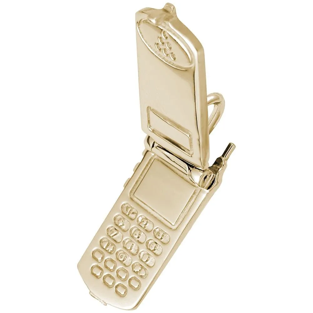 Rembrandt Charms - Flip Phone Charm - 2932