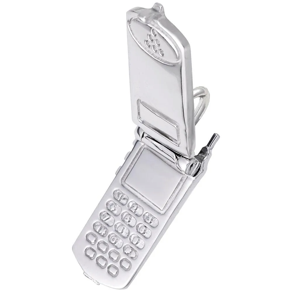 Rembrandt Charms - Flip Phone Charm - 2932