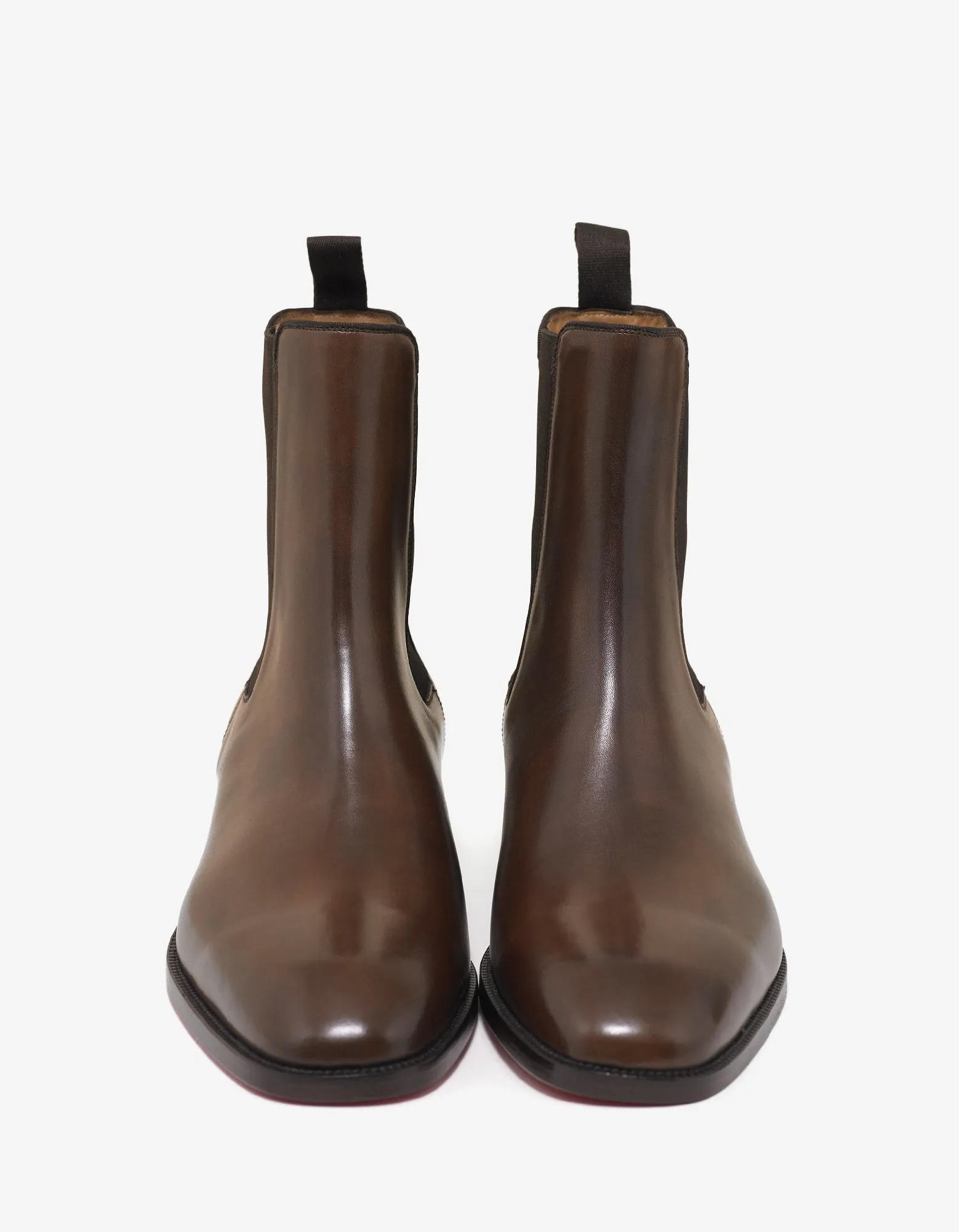 Samson Flat Havane Leather Chelsea Boots