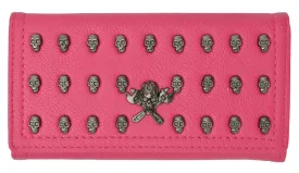 Skull Design Clutch Wallet For Ladies 137 01