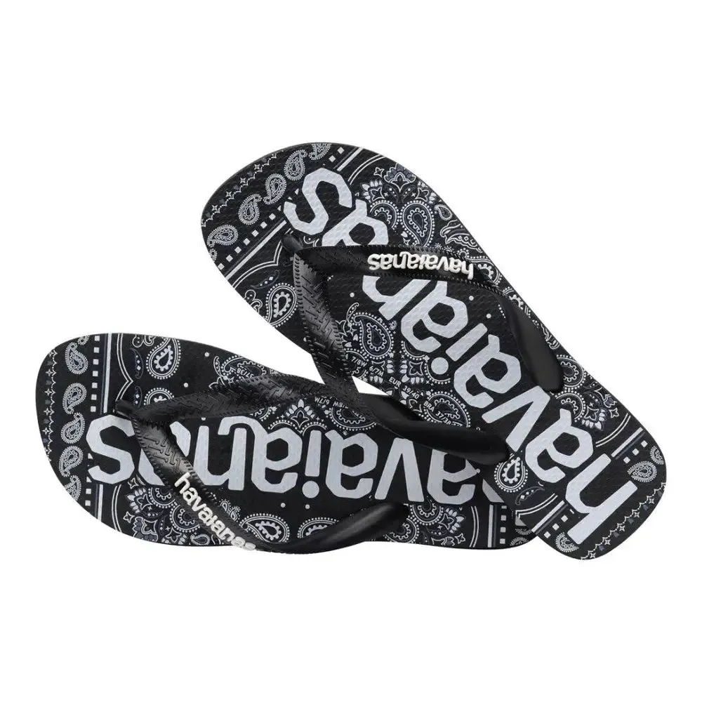 Top Logomania Fashion Flip Flops