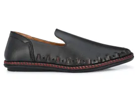 Toro Blu Leather Star Loafers