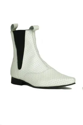 Underground Perf Chelsea Boot White