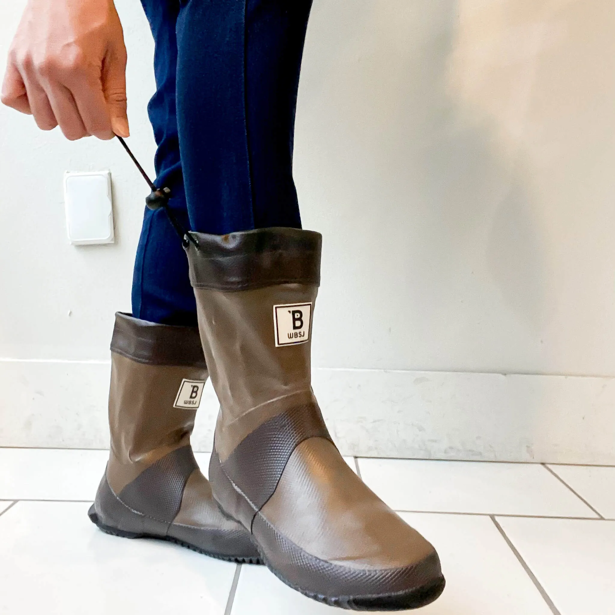 WBSJ Rain Boots - Brown Short